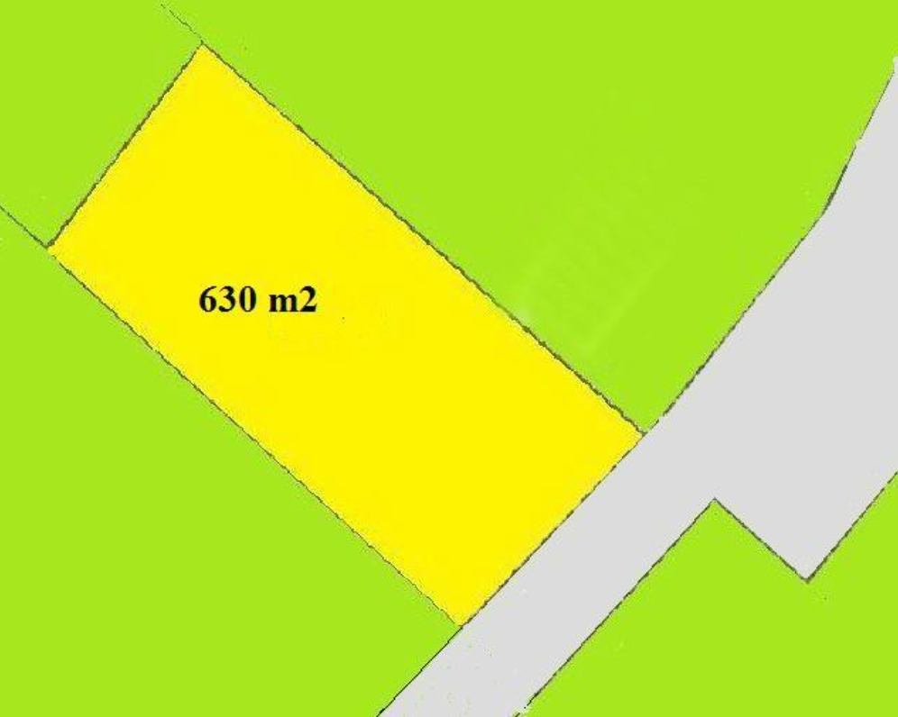 Stavebný pozemok 630 m2 Tepličky, okr. Hlohovec