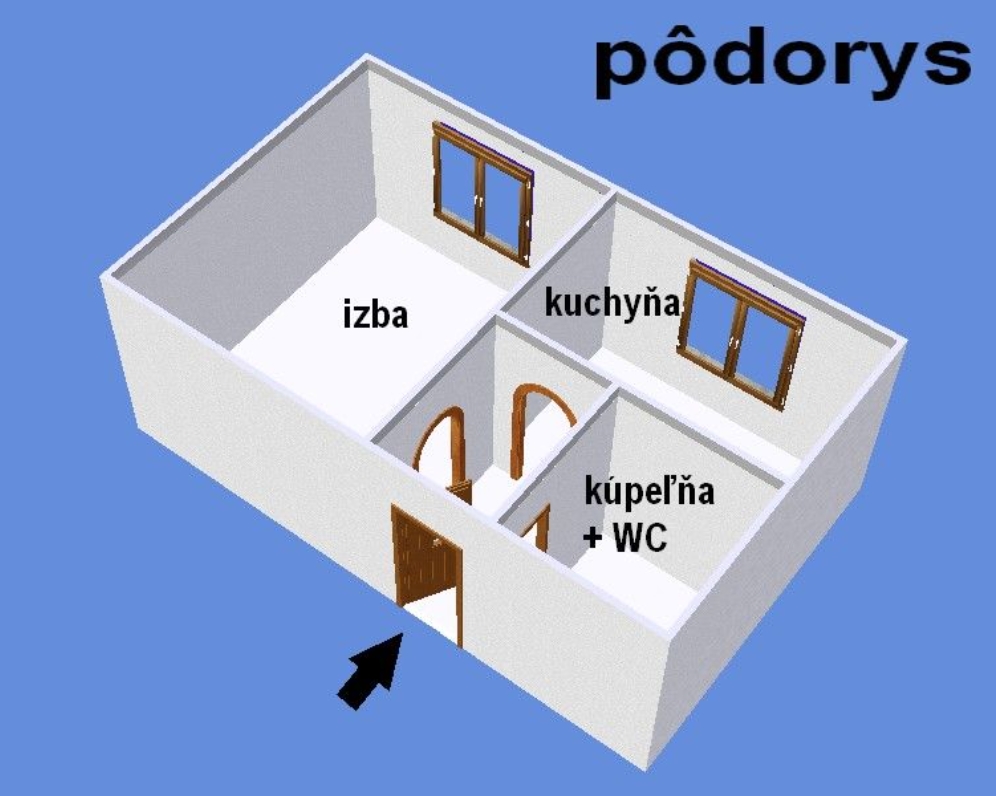 1-IZBOVÝ BYT NOVÉ MESTO N/V, 32 m2, kpt. Nálepku